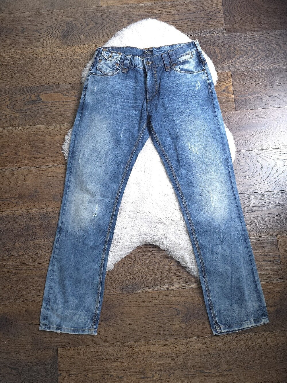 Dolce & Gabbana Y2K Sexy Straight Leg Denim Jeans